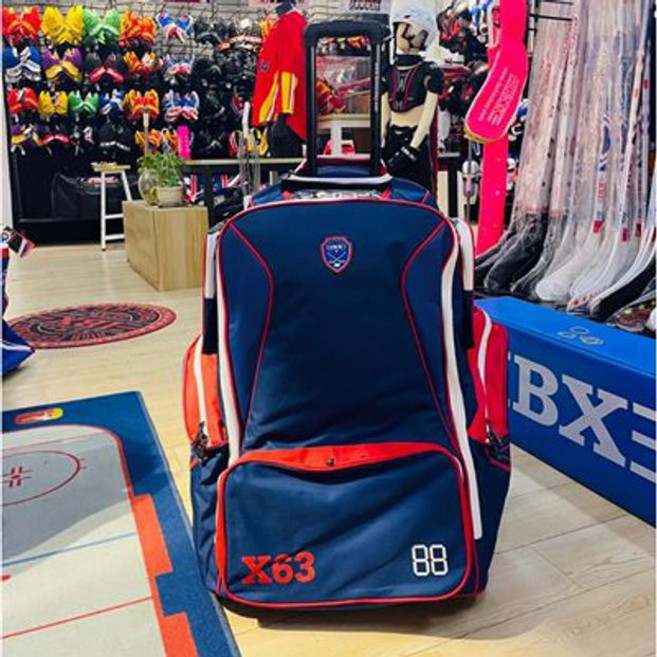 아이스하키 가방 장비 하키 휠백 아이스하키가방 아이스 보관 보호 스포츠 백팩 장비백 수납, J. 27인치 아동형, 1개