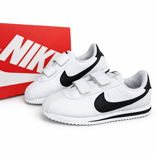 나이키 신기 편한 리틀 키즈 운동화 코르테즈 흰색 신발