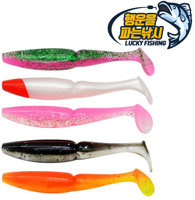 [행운을파는낚시] 무라 쉐드웜(5인치) 12F 버징웜 사와무라 소프트베이트 배스 루어낚시, 06. 레드헤드