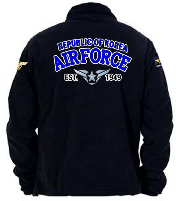 대한민국공군 로카프 rokaf 공군 기모후리스 폴라폴리스 후리스 남성자켓