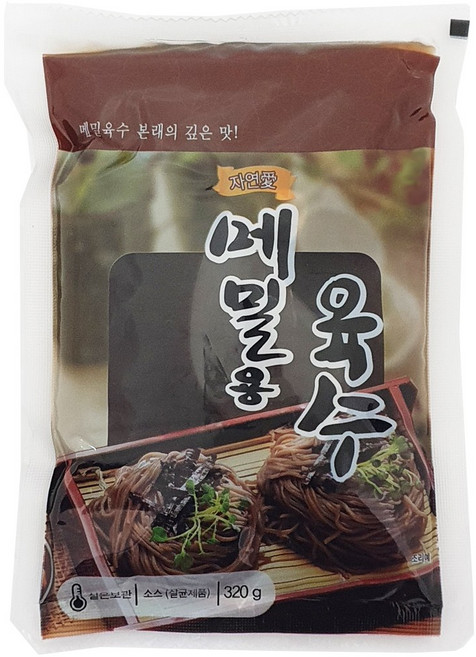 [무료배송]햇마루 자연애 메밀육수 320g 1BOX(30봉), 30개