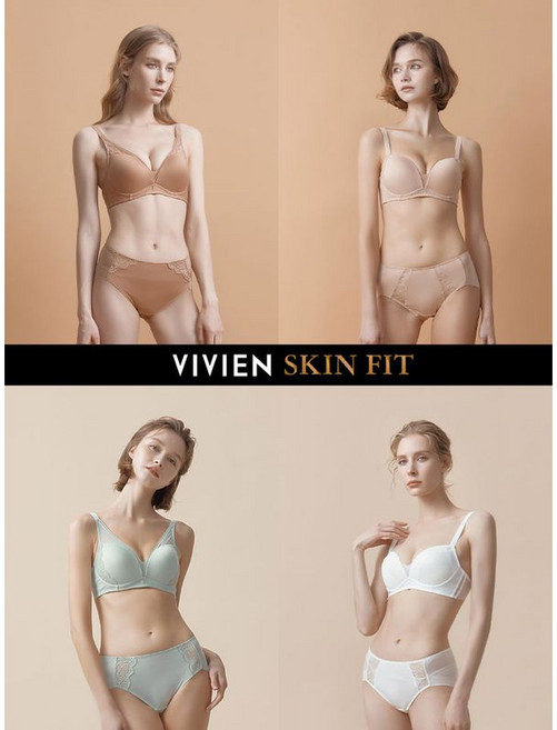 비비안 데일리 바디보정 노와이어 여성 속옷 세트 8종