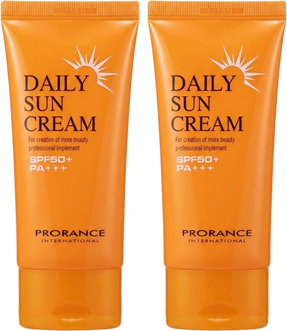 프로랑스 데일리 선크림 SPF50+ PA+++ 남녀공용 모든피부 혼합자차, 3개, 70ml - 쿠팡