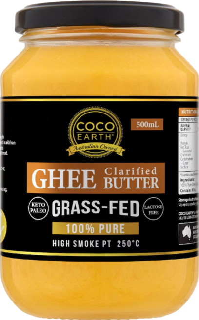 호주산 목초방목 천연 기버터 호주 Coco Earth 코코어스, 1개, 500ml