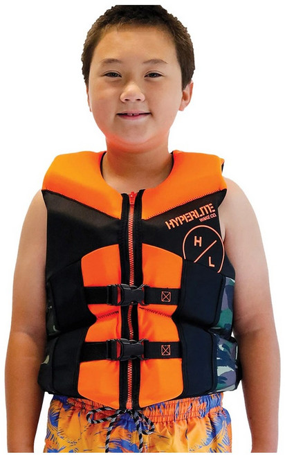 [코스트코] 아동용 구명조끼-남아용 6-12세 25kg ~40kg/ 23년디자인- 오렌지 밀리터리 / 반짝세일 코스트코 아동 구명조끼, 1개, 남아용