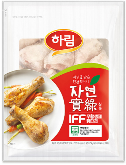 하림 자연실록 무항생제 1등급 냉장 생 닭다리(북채_아랫다리) 1kg, 북채_아랫다리, 1개