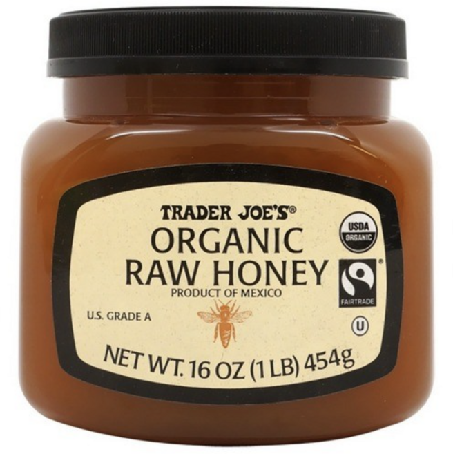 트레이더조 오가닉 로우 허니 454g X2팩, 2개