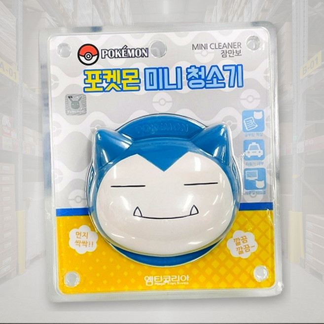 티엔에스 포켓몬 잠만보 탁상용 진공청소기 엠티코리아 캐릭터 1개
