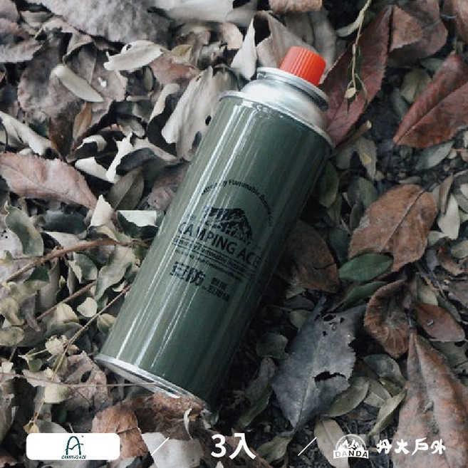丹大戶外【Camping Ace】野樂安防通用卡式瓦斯罐(3入罐) ARC-9101 卡式爐具燃料, 1個