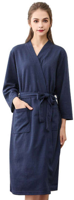 BHN 샤워 가운 L, 네이비, 1개