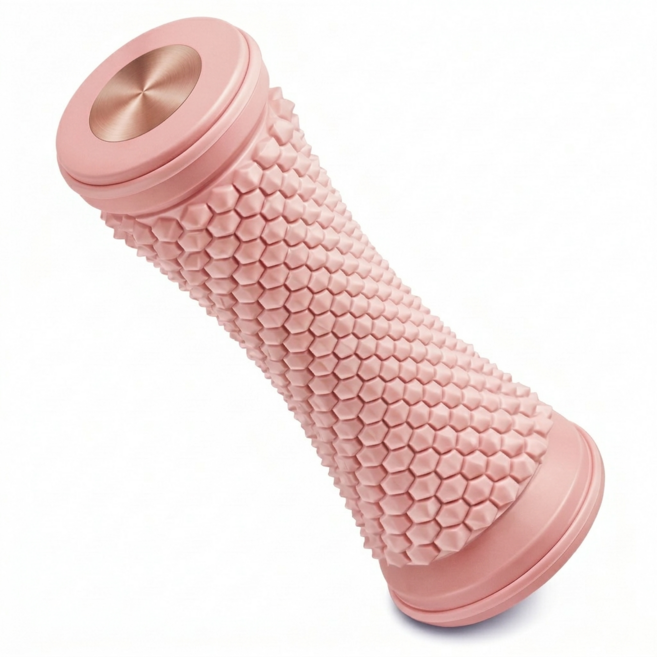 아더위크 발바닥 마사지롤러, 핑크, 1개