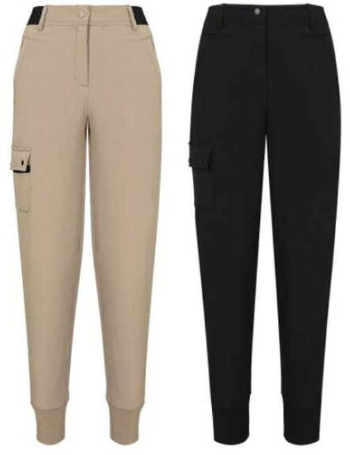 테온셀 허그 여성 카더 기모 조거팬츠 카고 밴딩바지 골프 슬림 패딩바