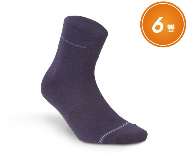 【waken】精梳棉萊卡寬口無痕襪 男襪 西裝襪 紳士襪 中筒襪 純棉透氣吸汗