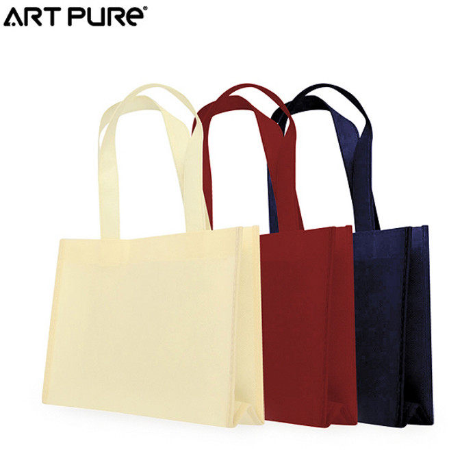 튼튼한 고급 부직포 가방 20장 묶음 인쇄가능 에코백 장바구니 판촉물, 와인