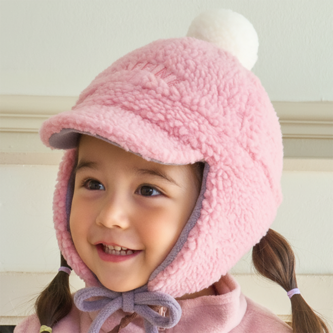 따블리에 Raffine 유아 겨울모자 방한모자 귀달이모자 플리스모자