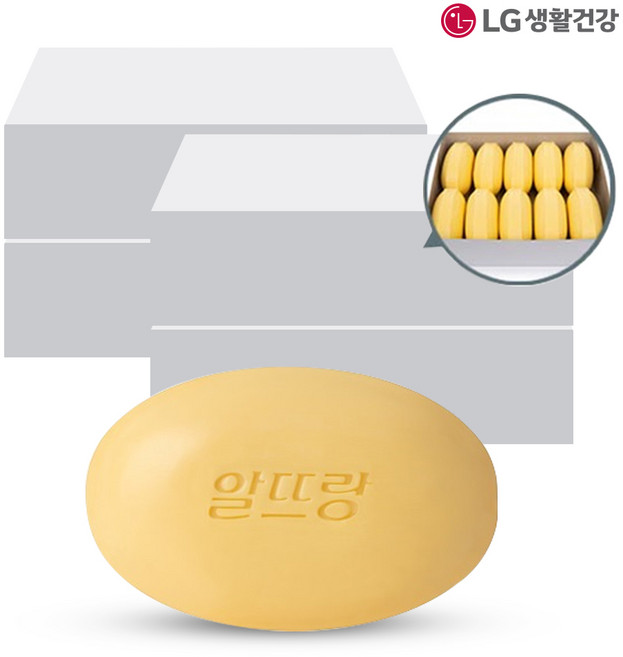 알뜨랑 세면비누 옐로우, 130g, 40개입