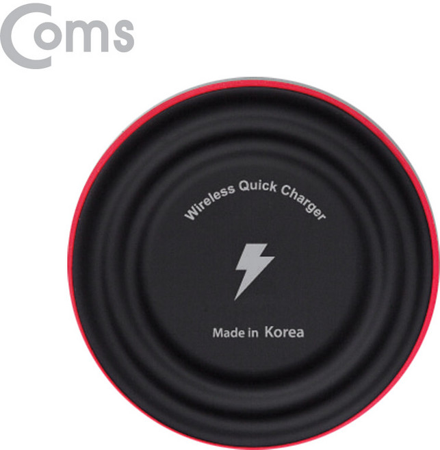 지파워 급속 무선 충전패드, 블랙, 1개
