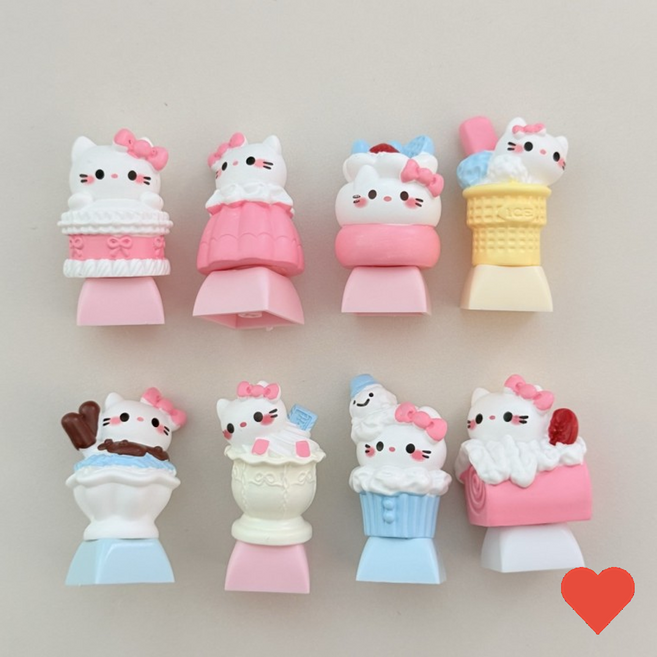 필기도구 빅사이즈 고양이 키캡 꾸미기 키보드 키링 클릭커, H-1PCS(바디 미포함), 상품 상세페이지 참조 (2500), 상품 상세페이지 참조 (8592)