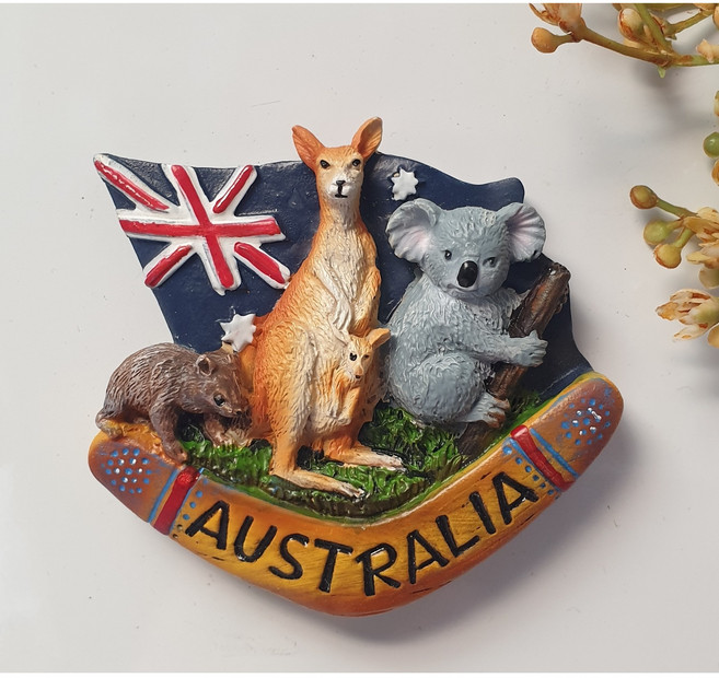 냉장고자석 호주 뉴질랜드 부다페스트 동유럽 북유럽 마그넷 마그네틱 기념품, A08. 호주 코알라
