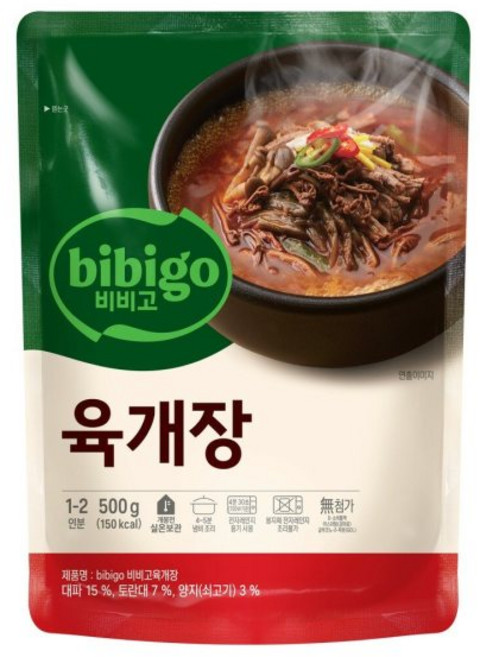 비비고 즉석국 육개장 500g, 1개