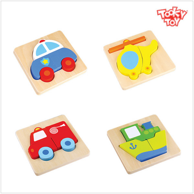 투키토이 미니교통퍼즐 4종, 본제품