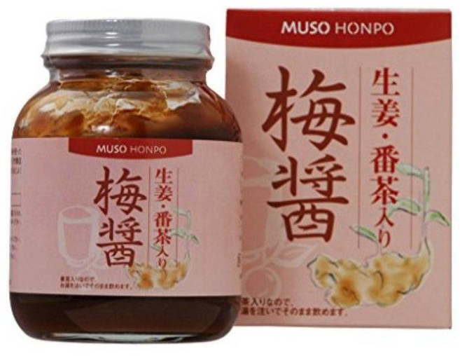 무소 혼포 생강과 호지차 맛 매실장 250g, 1개