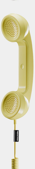네이티브유니온 팝폰 레트로 수화기 전화기 Pop Phone, 1개, 레몬