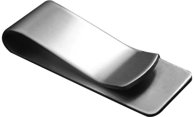 不鏽鋼鈔票夾 男士時尚配件 金屬名片夾 雙夾面