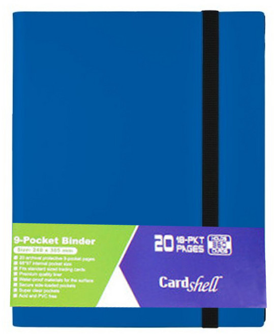 카드쉘 포카 바인더 앨범 9포켓 1개, 블루
