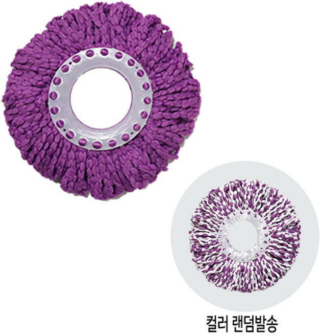 길이 조절 회전 물걸레 핸디스핀 전용 교체 리필 통돌이 걸레 가정 사무실, 1개