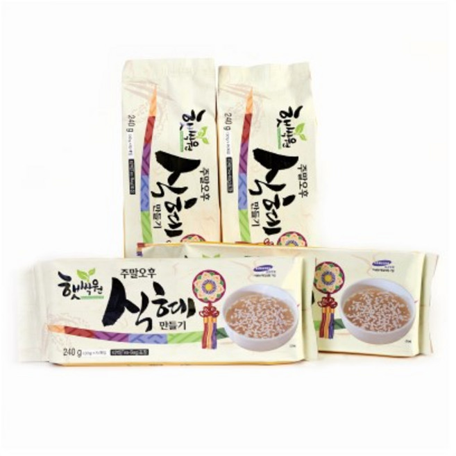 김포맥아식품 주말오후 식혜 만들기 30gx8개 240g 대용량, 5개