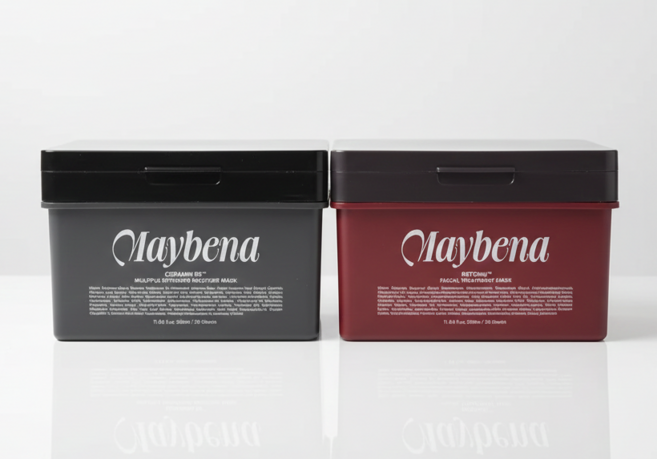 메이베나 세라민B5 멀티플 마스크팩 30매 + 레토닌 미백 케어 마스크팩 30매 1일1팩 2종 세트