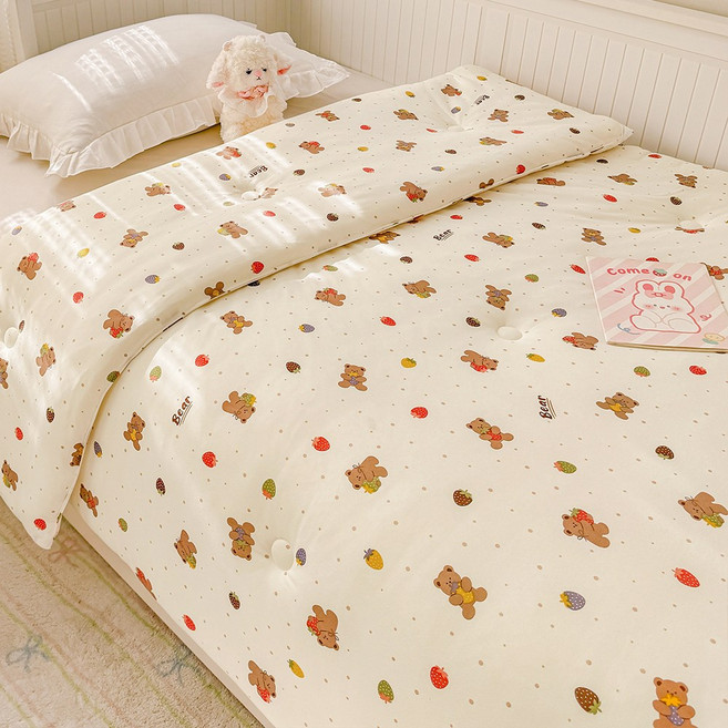 수스존 구름촉감 엠보 순면 양면 사계절 가벼운 먼지없는 차렵이불