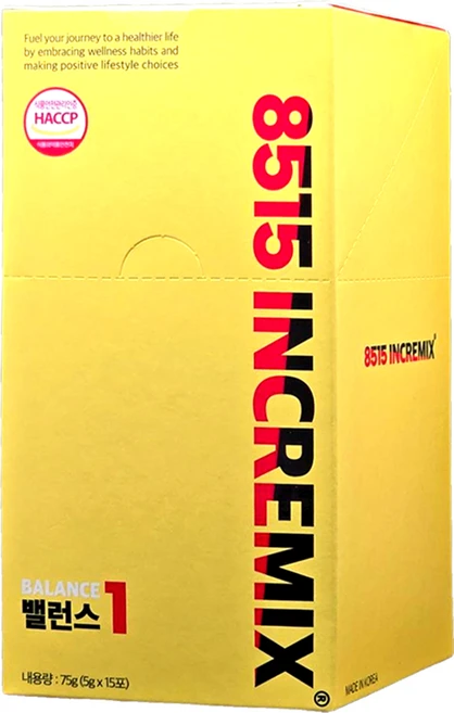 대사유산균 밸런스1 8515 INCREMIX 75g (5g X 15포), 15개, 1회분 - 쿠팡