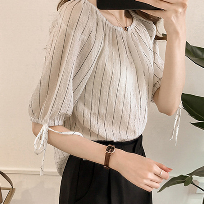 에리페 여성용 르헤인 오프숄더 블라우스