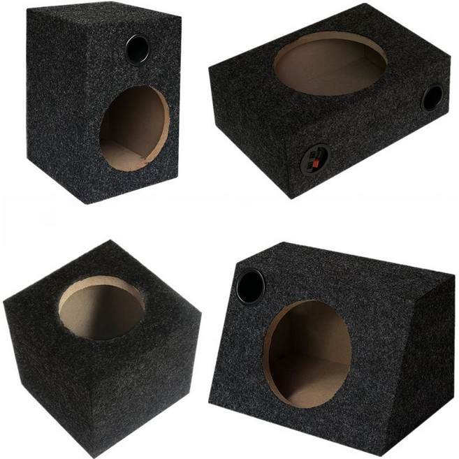 자작 스피커통 북쉘프 튜닝 4-6인치 박스 우퍼 오디오 만들기 4인치정사각형박스(싱글)