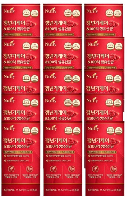 여성 갱년기유산균 100억 생유산균 프리미엄 갱년기 케어 식약청인증 / 15박스구매시 갱년기유산균YT1 메노락토 정품 증정, 15개, 30정