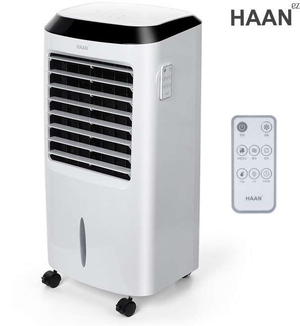 한경희 대용량 8L 파워냉풍기 리모컨 아이스팩 구성, 물탱크 8L