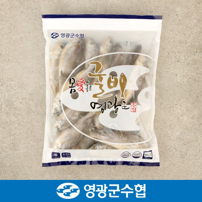[산지직송] 영광군수협 법성포 실속굴비 지퍼백포장 20마리, 1세트, 1.0kg