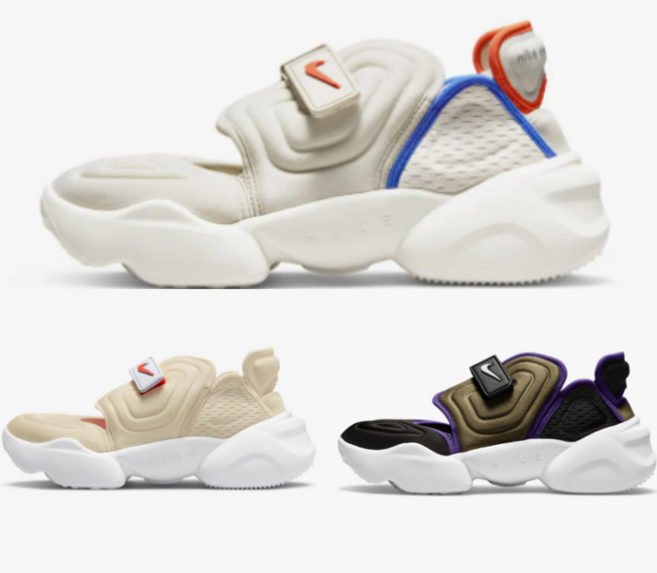 나이키 아쿠아 리프트 프리미엄 여성 운동화 샌들 3종