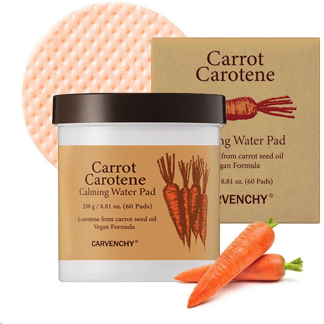 胡蘿蔔清潔護膚片 溫和清潔毛孔 肌膚清爽不緊繃, 1個, 胡蘿蔔清潔棉片