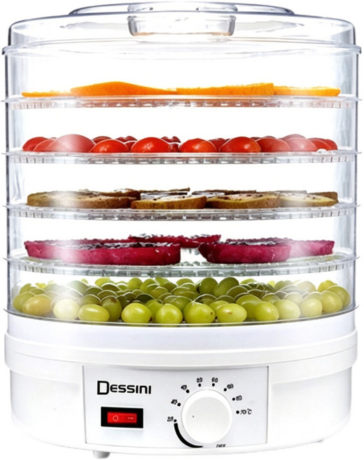 DESSINI 食物烘乾機 350W 恆溫熱風循環, 3層:1個