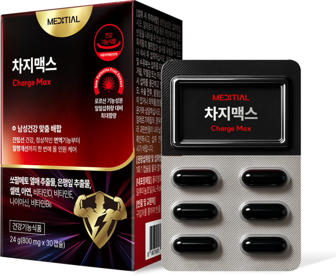[공식판매처] 메디셜 차지맥스 쏘팔메토 30정 1ea, 1개