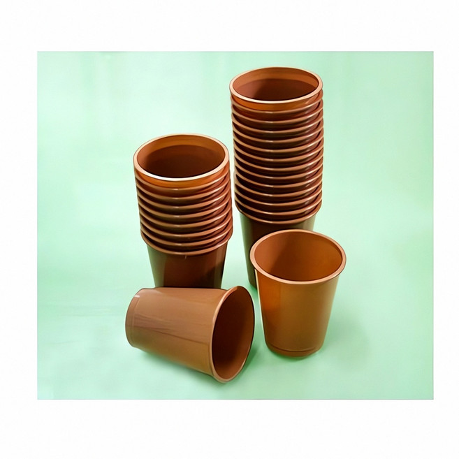 자판기컵 2호 커피색 머그컵 음료 기 나무 상자 보온병 잔 커피잔 컵 받침 티컵 페이퍼, 본상품