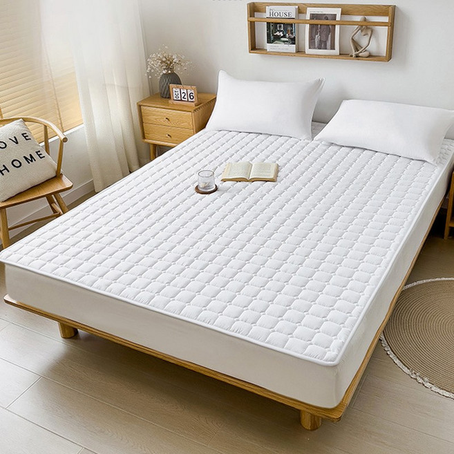 사계절 밴딩 누빔 매트리스 커버 퍼펙트 누빔 침대 매트리스 커버 슈퍼싱글 침대커버 매트리스커버 퀸