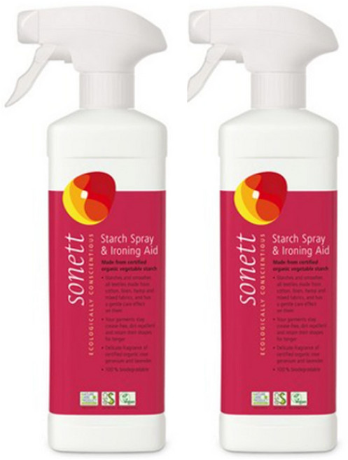 소네트 다림질풀 스프레이 다림질 보조제 500ml, 2개