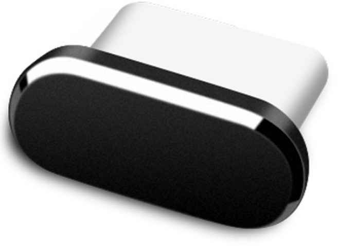 C타입 포트 먼지마개 6개 보호캡 노트북 아이폰 에어팟 충전 단자, 1세트, 실버