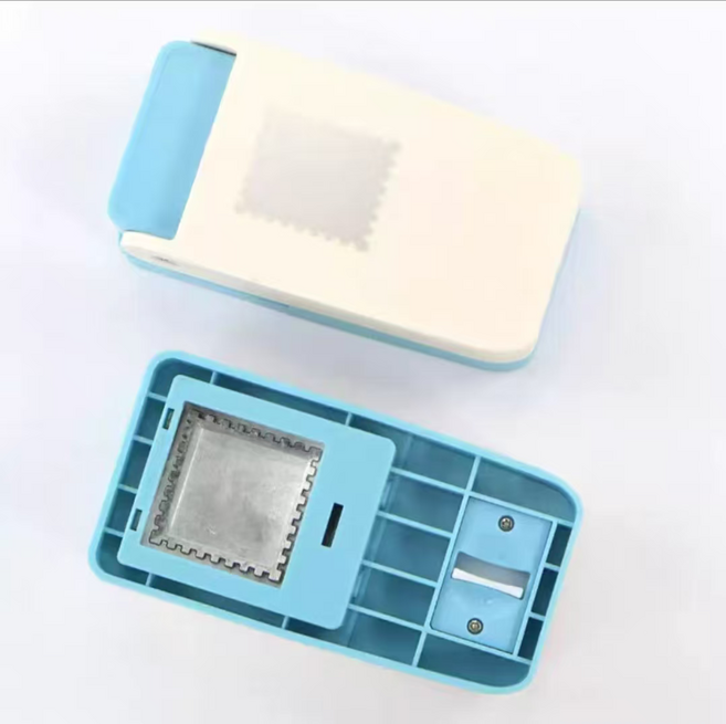우표펀치 모양 펀칭기 우표수장 다꾸 미니펀칭기, 대형(32x36mm), 1개, 대형 우편 스탬프 32x36mm