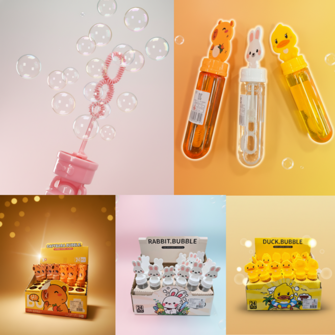 어린이 비눗방울 미니, 오리, 3개