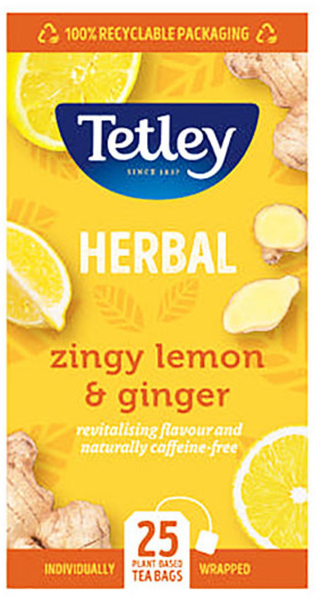 테틀리 레몬&진저 티백, 37.5g, 75개, 3개
